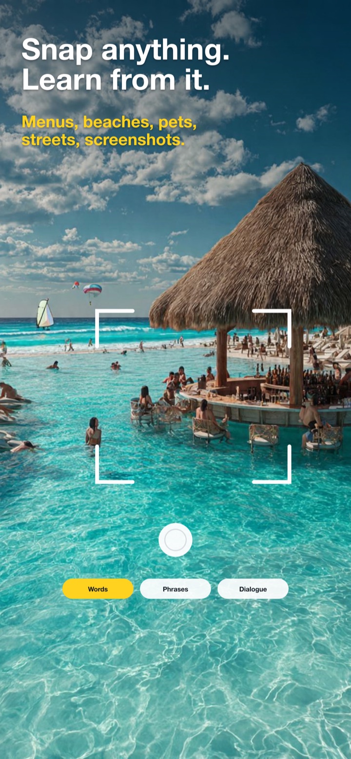 Sap Sap App Store screenshot about learning through reality